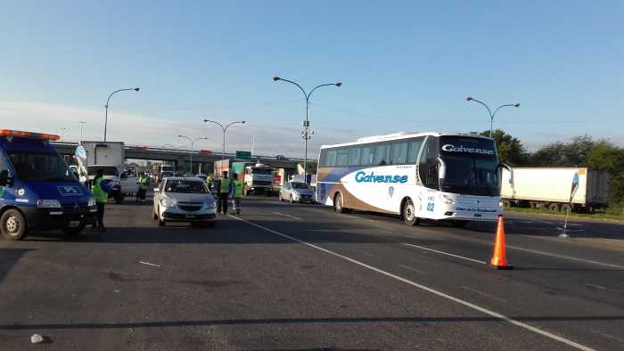  Policia de seguridad Vial labró 162 actas de infracción en autopista Rosario-Santa Fe