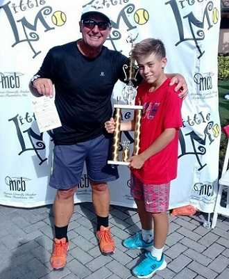 Giuliano Furlotti tenista de Humboldt Campeón del Little Mo 2017, Palm Beach Miami