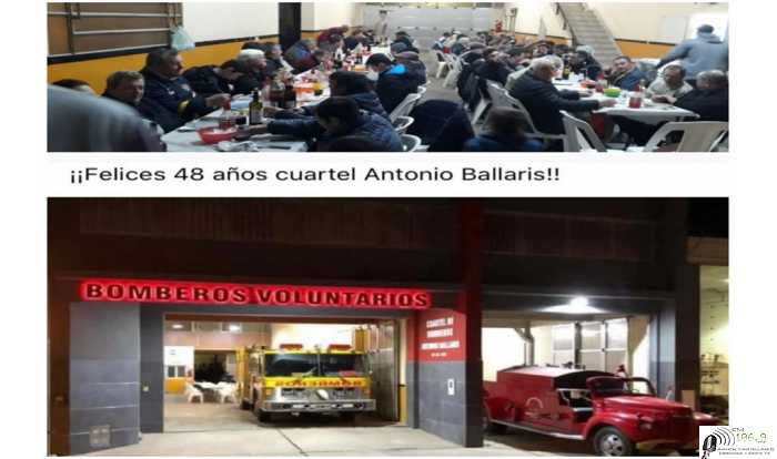 48 años celebra Cuartel de Bomberos Voluntarios Antonio Ballaris de San Jeronimo Norte