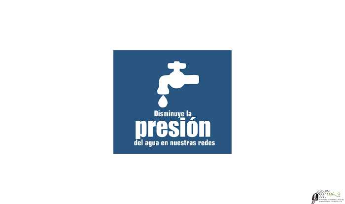 Jueves 10 entre las 08:00 y las 11:30 se registrará una baja en la presión del suministro de agua potable.