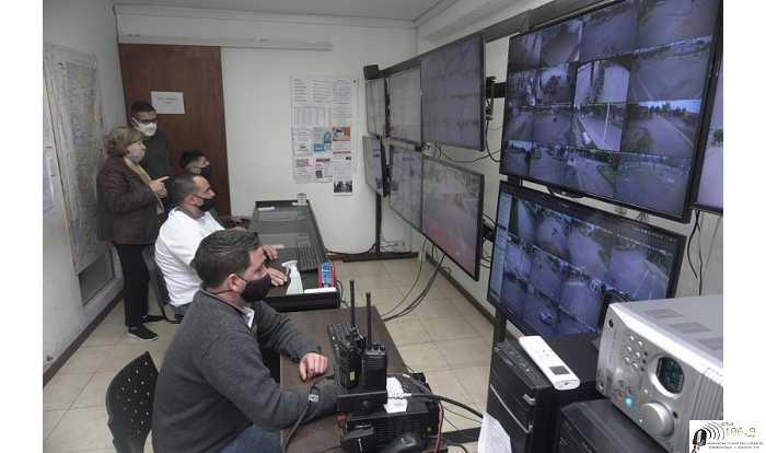 El Centro de Monitoreo Municipal continúa colaborando activamente con las fuerzas de seguridad.