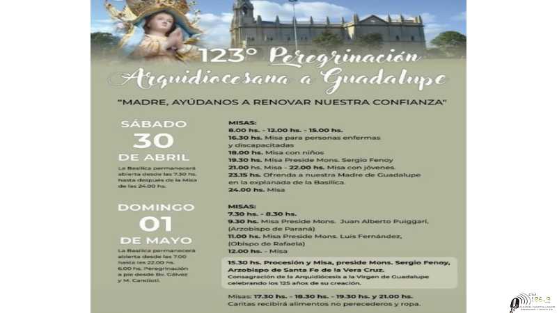 Fin de semana la fiesta de la Virgen de Guadalupe en Basilica de Sta Fe aqui programa celebraciones
