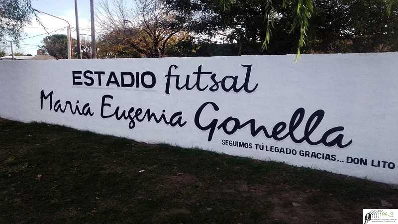 Al estadio Futsal de Sportivo del Norte le pusieron el nombre de Maria Eugenia Gonella