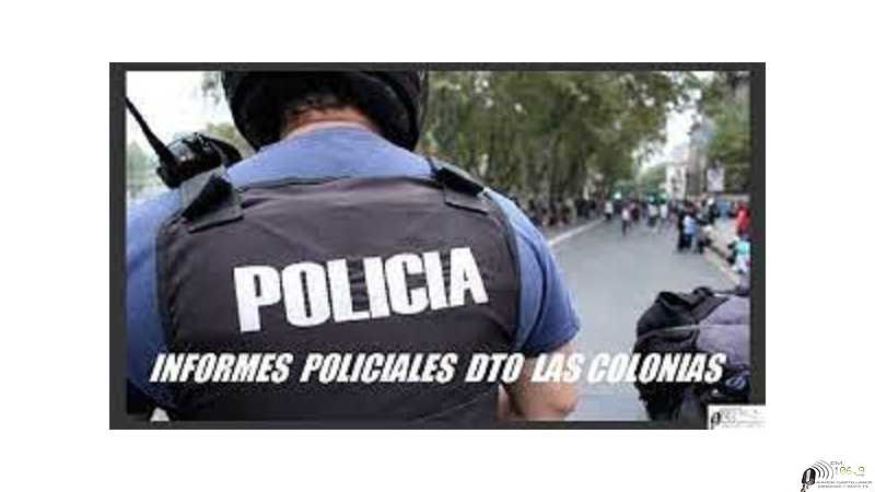 Policiales Dto Las Colonias 10 febrero 2023