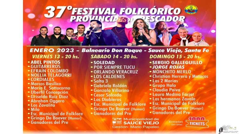 Vuelve el Festival más importante de la región! FestivalDelPescador2023 Fechas confirmadas: 13, 14 y 15 de enero