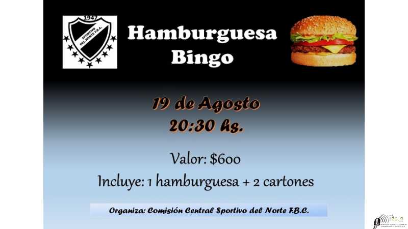 19 Agosto Bingo en Sportivo del  Norte ver aqui los importantes premios (ver fotos premios
