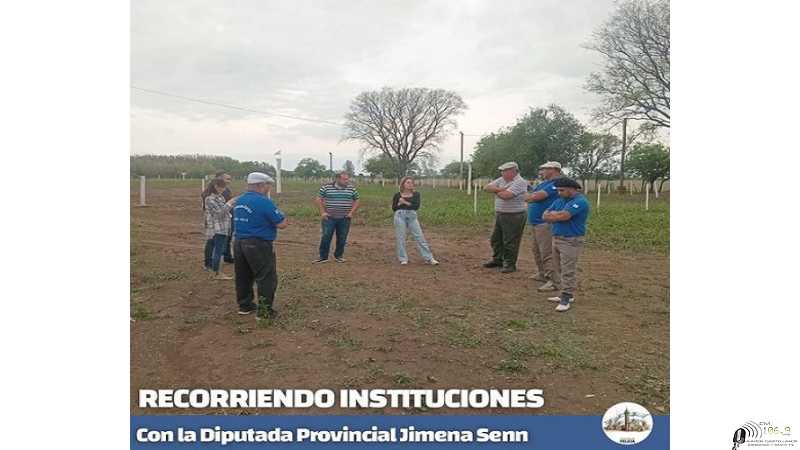 Comuna de Felicia recibio Diputada Jimena Senn agradecemos el aporte efectuado a la Agrupación Gaucha Virgen del Milagro