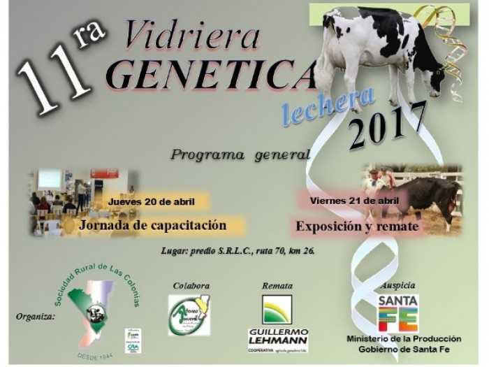 Vidriera Genética Lechera a desarrollarse el 21 de Abril en las instalaciones del Predio Rural de ruta 70