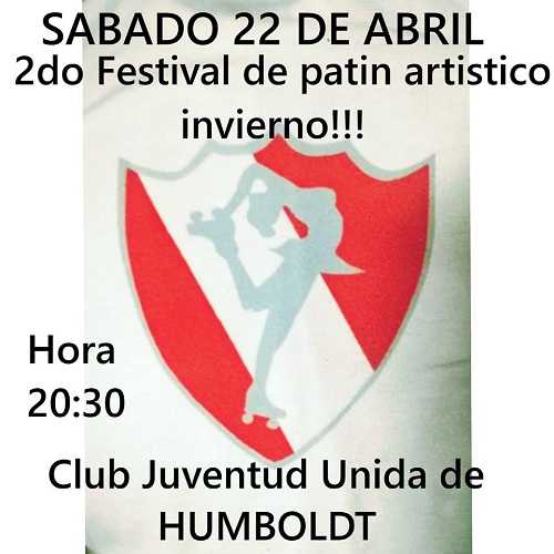 Este sábado  Festival de Patin del Club Juventud Unida de Humboldt