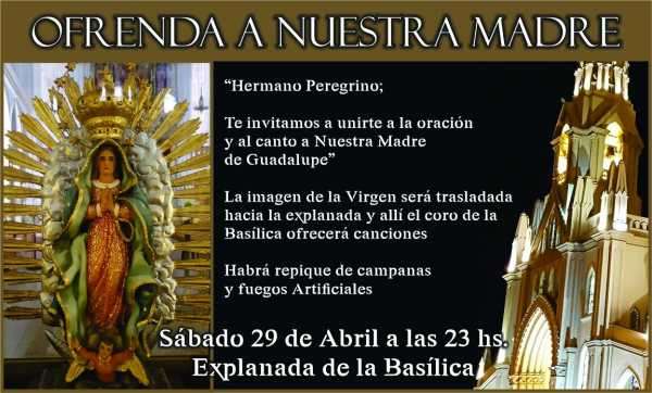 Fin de semana se vive la gran fiesta de la Virgen de Guadalupe en Sta Fe