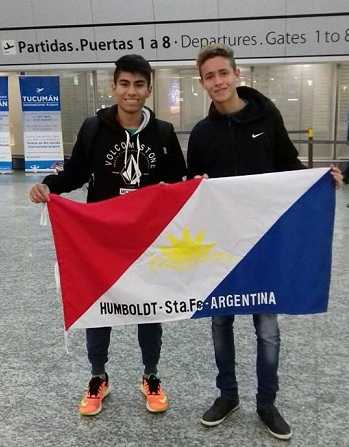 Brian López y José Zabala Atletas Humboldt partieron al Sudamericano de Guyana