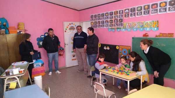 En la localidad de Cululú Pirola visitó la Escuela Primaria N° 619