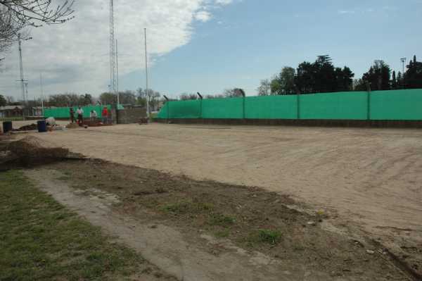  2 canchas de Fútbol 5  se construye sector sur Club A Unión de Esperanza