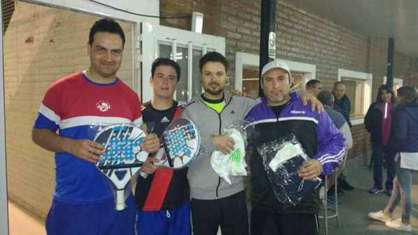 Augusto Rios y Alejando Silva.. .ganaron torneo de  suma 9 de Padel en San Jeronimo Norte