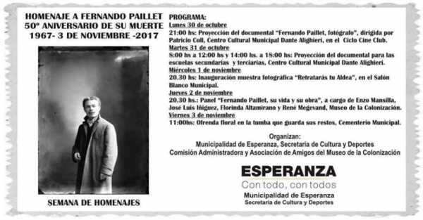 A 50 años de su fallecimiento la ciudad recuerda a Fernando Paillet