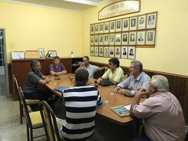 Localidad de Sarmiento planificando una agenda de trabajo en cuanto al ordenamiento del tránsito urbano