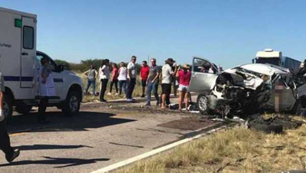 La Pampa: tres  Esperancinos muertos en un choque frontal