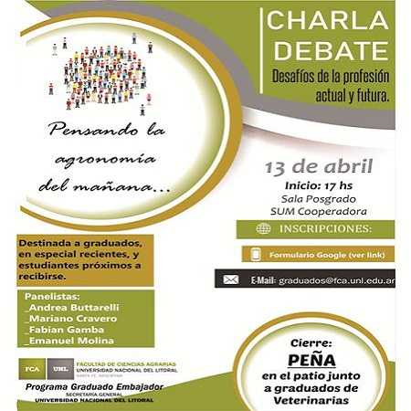 Facultad de Ciencias Agrarias se realizará la Jornada para Graduados 