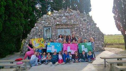 Misa en la Gruta de Fatima en Colonia Rivadavia el viernes 13 de abril de 2018