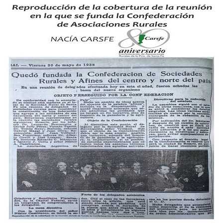  CARSFE  hoy cumple 80 años de actividad