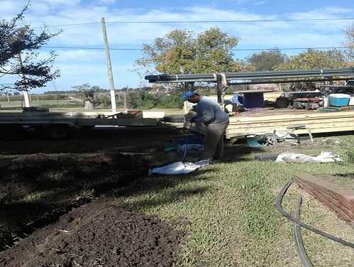 Se trabaja en la obra de perforación en Cululú para abastecer de agua potable a la localidad