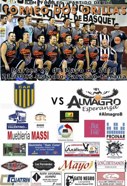 Almagro B hoy en Paraná frente a Paracao va por la 1° FINAL para ascender a la A