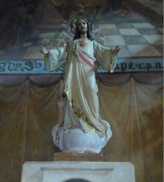 Fiesta del sagrado corazón en Basílica de la Natividad de la Santísima Virgen 