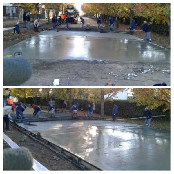 Martín Franconi anunció que hoy lunes se comenzó pavimento en Calle América, entre Ruta 70 y Tierra del Fuego.