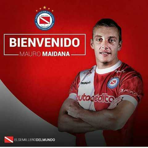 Mauro Maidana es jugador de Argentinos Jrs de la Paternal