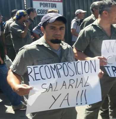 Alcides Rivera, elegido por la mayoría como nuevo delegado del sector Cartigliano,Bauce,Cadena, Descarga de Teñido y Telechino.SADESA