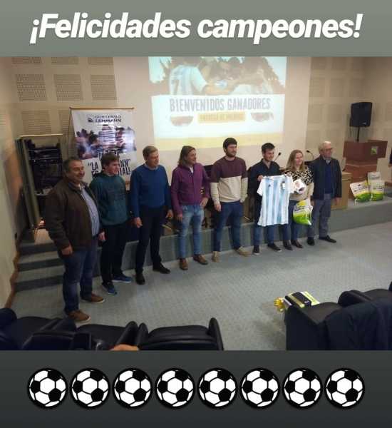 La Cooperativa Guillermo Lehmann entregó los premios a los ganadores del Proode Mundial 