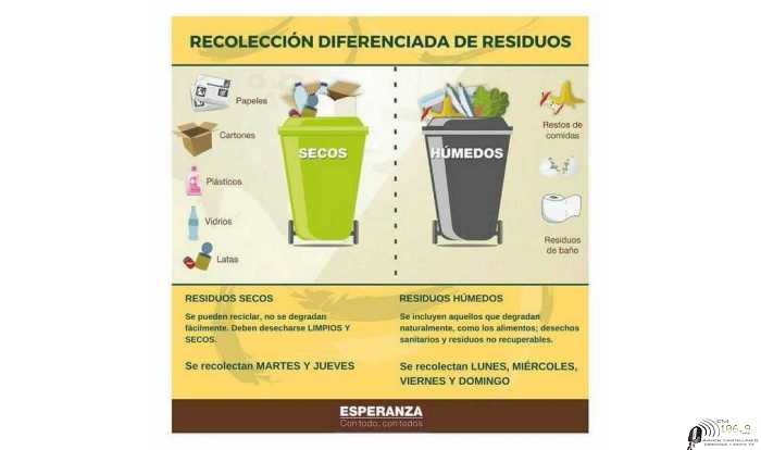 Recolección diferenciada de basura 