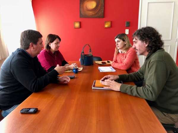 Ruben Pirola reunido con el Sub Secretario del Ministerio de Salud por temas de localidades del Dto