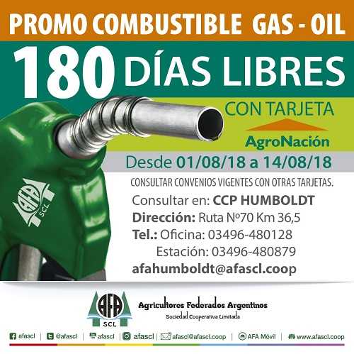 Afa humboldt tiene una propuesta en combustible
