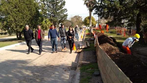 Pirola “Comprobar el avance de estas obras de gas domiciliario que hace tiempo gestionamos, es muy positivo”