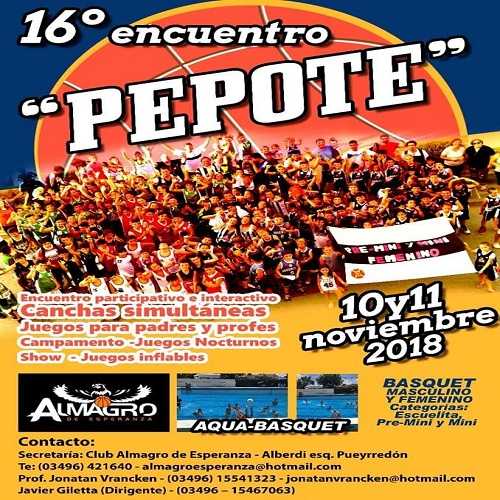 Próximo 10 y 11 de Noviembre, una nueva edición del tradicional encuentro PEPOTE SPIES en Club Almagro de Esperanza
