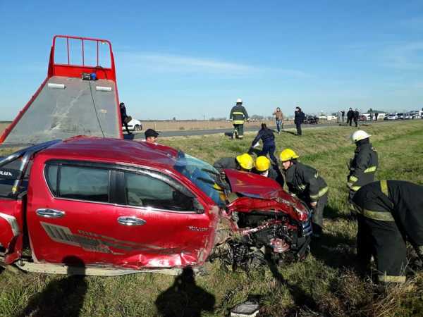 Tremendo choque en ruta 70 un automovil de Humboldt y otro de Angel Gallardo 