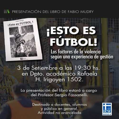 En Rafaela Seom invita a presentación Libro 