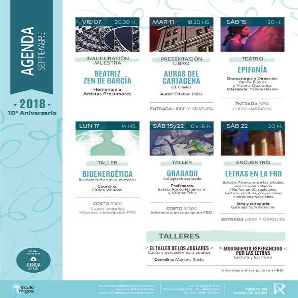 Agenda Septiembre FRD