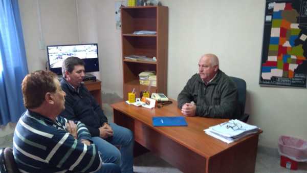 Pirola esta  mañana visitó localidades de Santo Domingo y Cululú