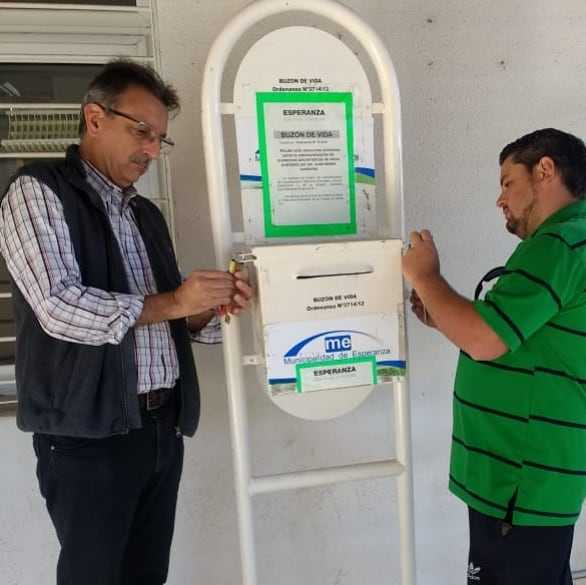 Esta mañana en la Escuela 371. 