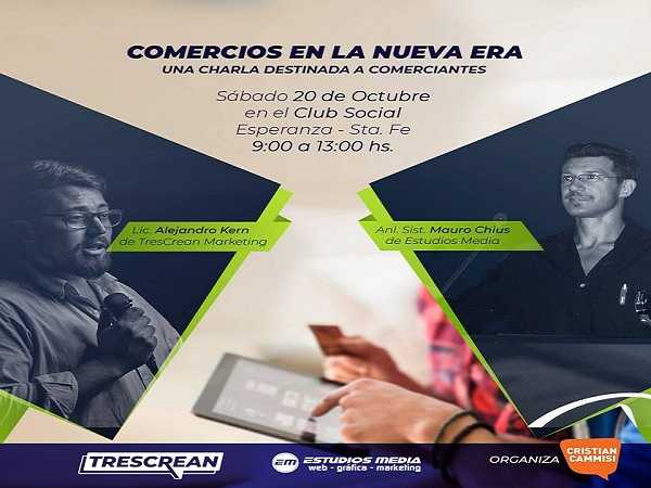 Comercios en la Nueva Era  una charla destinadas a comerciantes