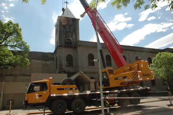 En Colegio San Jose se realizaban trabajos en alturas