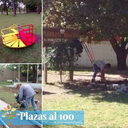 Franconi: “Continuamos poniendo en valor más plazas, potenciando los espacios públicos de la ciudad”