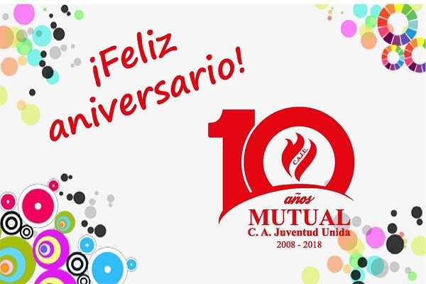10° Aniversario Mutual Club Juv Unida de Humboldt