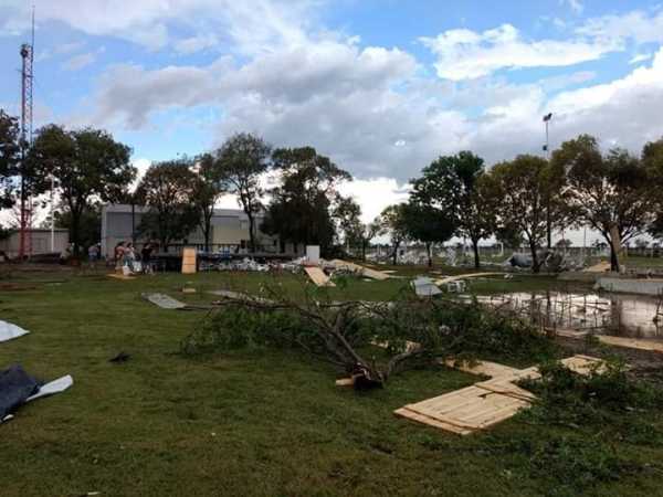 Temporal con características de tornado generó innumerables perjuicios en los distritos de La Rubia, Arrufó, La Campesina, Colonia Ana y Ambrosetti 13 FOTOS