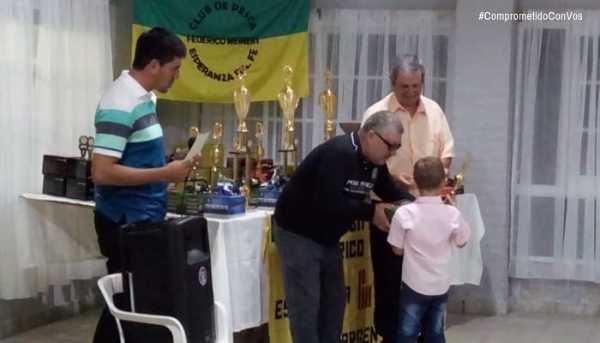 Entregaron premios a infantiles y cadetes en el Club de Pesca y Lanzamiento Federico Meiners