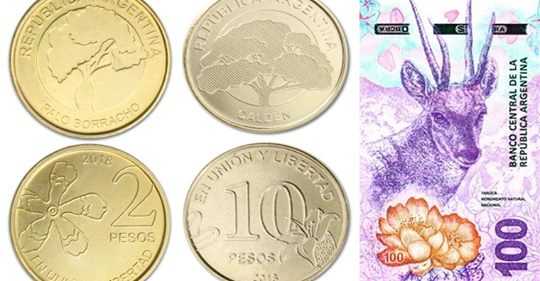 Emitirán monedas de $ 2 y $10 y circularán nuevos billetes de $100