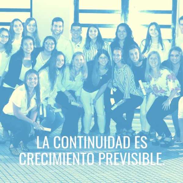 La continuidad es crecimiento previsible.