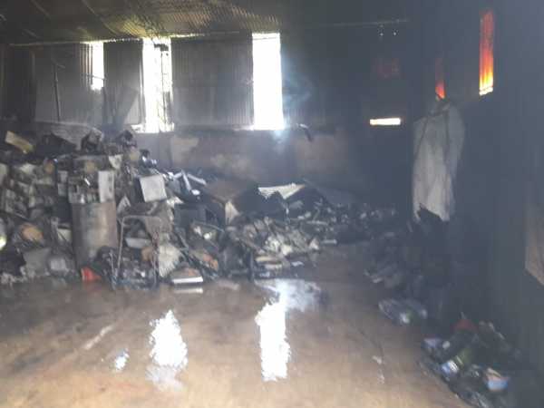 “El galpón secundario que tomó fuego en el Limpes sufrió daños menores” confirmó Buffet.